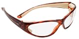 Body Glove 90220 Precision Dual-Lens High Impact Safety Glasses, Brown Tortoise Frame, Clear Lens