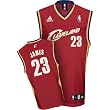 LeBron James Jersey: adidas Maroon Replica #23 Cleveland Cavaliers Jersey