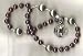 Anglican Rosary of Garnet with Canterbury Cross