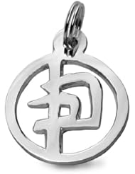 Sterling Silver "Krav Maga" Symbol Charm
