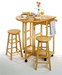 Breakfast Cart with 2 Stools
