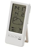 Produkt-Bild: DENVER Wetterstation mit Weckfunktion Wettervorhersage mit 4 einfachen Icons zeigt Zeit Datum sowie Innen und Aussentemperatur