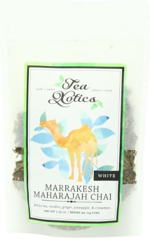 Tea Xotics Tea Blend, Marrakesh Maharajah Chai- White, 1.75 Ounce
