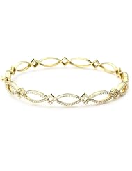Katie Decker "Eternity" 18k Yellow Gold and Diamond Bracelet