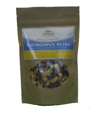 Munchful Bliss 8oz.- Organic, Peanut-free, Gluten-free trail mix
