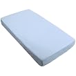 Kushies Fitted Crib Sheet, Blue