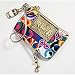 Coach Multicolored Pop Art Signature Wristlet Clutch Ipod Cell Phone Case Bag