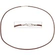 Leather Cord Necklace Sienna 16"