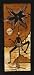 Batik II by Setsinala Framed with Black Decor Wood Frame 1.25 inch width, 3/4 inch depth