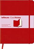 Produkt-Bild: CoolNotes, Red/Red: Liniert und blanko. Seite f&uuml;r pers&ouml;nliche Daten. Tasche f&uuml;r lose Notizen. Stifthalter