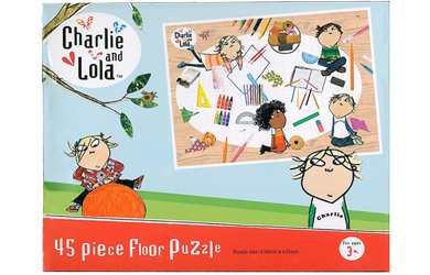 Charlie and Lola 45 Piece Medium Floor Jigsaw Puzzle