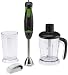 SOLAC BA5630 Stabmixer Mixter 600 + mit Messbecher 1 Liter, schwarz-grün-Edelstahl