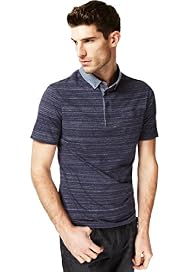Autograph Pure Cotton Space Dye Polo Shirt