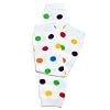 "My Little Legs" baby leg warmers #1 Rainbow Polka Dot