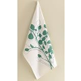 Organics Printed Dishtowels - Sage