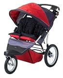 Free Wheeler AL 2 Red & Black Swivel Wheel Stroller
