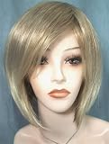 Page Cut A-Line Bob HOLLY Pure Stretch Cap Wig RH1488 ASH BLONDE/GOLDEN BLONDE by ESTETICA DESIGNS
