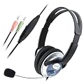 eForCity PC Computer Headphone Headset Microphone for MSN Skype