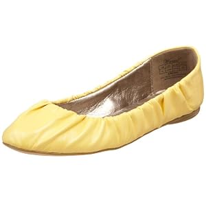 Wanted Women's Crush Gathered Ballerina Flat