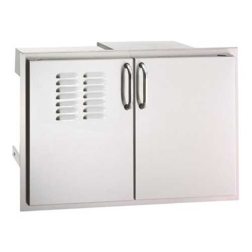 Aurora Double Access Storage Doors Door Options: Dual Drawer with Trash Tray