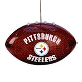 Kansas Jayhawks Acrylic Light Up Football 4" Ornament