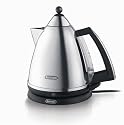 De'Longhi Argento KBX3016.C Jug Kettle, 3kW  (Polished Steel)
