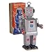 Sparking "Mike" Walking Tin Robot
