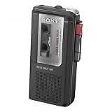(Price/EA)Microcassette Voice Recorder, 2-1/2x1x4-5/8, Black