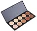 Goege Professional 10 Color Concealer Camouflage Foundation Makeup Palette Contour Face Contouring Kit