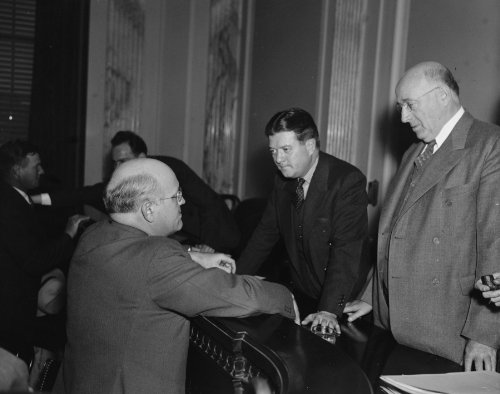1937 photo Terrorism witness before Senate. Washington, D.C. Jan. 15. Yelverton Cowherd, of Birmingh