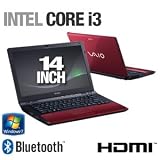 Sony VAIO VPCCW22FX/R Notebook PC - Intel I3 330M 2.13GHz, 4GB DDR3, 500GB HDD, DVDRW, 14