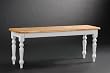 Boraam 36369 Farmhouse Bench, White/Natural