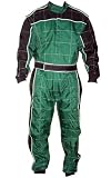 Winter Kart Racing Karting Cart Suit Green/Black Large