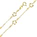 14K Yellow Gold Circle Fancy Designer Link Chain title=