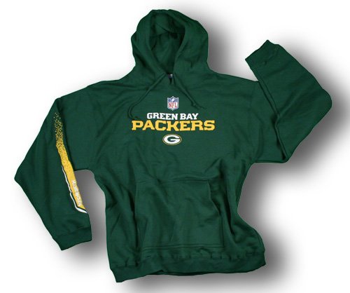 Green Bay Packers Men's Fleece NFL Hoodie, Hooded Sweatshirt, Green