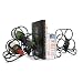 Tuscany Bottle End Book Wine Rack w/ Hang Tag - Holds 6 Bottles