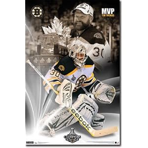Tim Thomas 2011 Stanley Cup MVP Boston Bruins Sports Poster Print