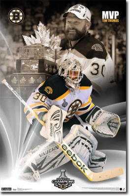 Tim Thomas 2011 Stanley Cup MVP Boston Bruins Sports Poster Print - 22x34 Sports Poster Print, 22x34