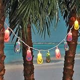 Flip Flop Light Sets, 10 lights, 8' long, Indoor only