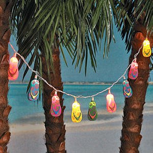 Flip Flop Light Sets, 10 lights, 8' long, Indoor only