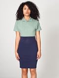 American Apparel Interlock Pencil Skirt Medium-Navy