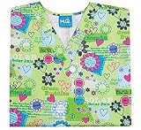 Cherokee Uniforms Solar Pals V-Neck (XS-3X) Medical Scrub Top