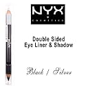 NYX - Double Sided Eyeliner & Eyeshadow - Black and Silver