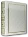 Photo Album for 100 4x6 pictures, cream-white faux-leather cover, black slip-in pockets; great gift!