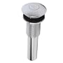 Decolav 9298-CP Push Button Closing Umbrella Drain without Overflow, Polished Chrome