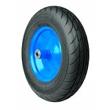 Truper 33090 Flat Free Tire, Complete with Rim, Ball Bearings and Axle
