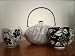 China Black and White Tea Set
