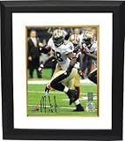 Mark Ingram Autographed/Hand Signed New Orleans Saints 8x10 Photo Custom Framed- Ingram Hologram
