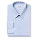 Apparel : Calvin Klein Chambray Solid Dress Shirt- Point Collar