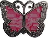 BUTTERFLY URBAN PINK Belt Buckle